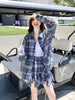Plus Size Summer New-Style Long-Sleeve Two-Piece Set Fits 331 lb
