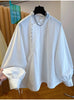 Plus Size Women's Long-Sleeve Relaxed Fit Shirt Fits 331 lb