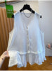 Plus Size Women's New-Style Sleeveless Relaxed Fit Vest Fits 331 lb