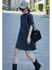 Plus Size Summer Fashionable New-Style Short-Sleeve Dress Fits 331 lb