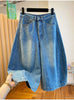 Plus Size Women's Summer Casual Denim Relaxed Fit Pants Fits 331 lb