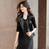 Women's Summer Workwear Collection, Half Sleeve Blazer Only or Blazer and Dress Set for Office Styling