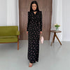 Women's Floral Maxi Dress, V Neck Defined Waist Slim Fit Long Dress for Spring Fall