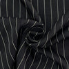 Women's Solid Color Polyester Striped Sleeveless Pants Two Piece Set with Wide Leg Pants for Street Style Spring in Black