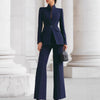 Women's Polyester Solid Color Long Pants for Autumn in White Red Brown