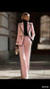 Women's Imitation Cotton Color Splice Casual Pants with Western Style Design for Spring Everyday Wear