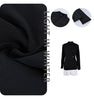 Women's Stand Collar One Button Polyester Blazer with Waist Type Fit and Office Style for Spring Casual Office Wear