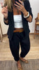 Women's Korean Style Solid Color Casual Office Suit Set for Spring Work Office Wear
