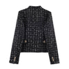 Women's Loose Fit Lapel Collar Long Sleeve Solid Color Casual Elegant Unisex Style Jacket with Blended for Spring in Beige