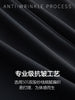 Women's Lightweight Chiffon Straight Leg Casual Pants with Drapey Flow for Spring Summer in Black