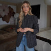 Women's Regular Fit Single Breasted Polyester Solid Color Suit Collar Socialite Style Blazer for Spring in Casual Elegance