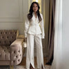 Women's European Style Polyester Patchwork Long Sleeve Blazer Jacket with Open Front Design for Spring Fall Streetwear in White Brown