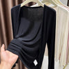 Women's Loose Fit Viscose Solid Color Round Neckline Sleeveless Sun Protection Dress No Buckle for Autumn