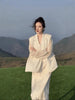 Women's Loose Fit Lightweight Polyester Solid Color Long Sleeve Open Front Jacket for Summer Office OL Style in Black