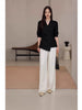 Women's Plus Size Lightweight Polyester Two Piece Suit Set with Blazer and Skirt for Autumn in Stylish Fashion Design