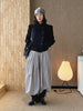 Women's Regular Fit Cotton Blend Solid Color Stand Collar Single Row Multiple Buckles Casual Spring Blazer Jacket