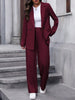 Women's Polyester Blazer for Office Work Commute in Blue for Summer