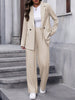 Women's Polyester Blazer for Office Work Commute in Blue for Summer