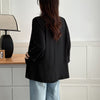 Women's Lightweight V-Neck Polyester Solid Color Minimalist Cardigan for Summer Casual Wear in White