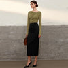 Women's Solid Color Polyester Blazer with Open Front Long Sleeves for Spring Office Style in Beige