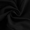 Women's Cotton Blend Solid Color Suit Collar Long Sleeve Casual Office Jacket for Fall Winter in Black