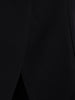 Women's Black Blazer, Stand Collar, Shaped Waist and Long Sleeves