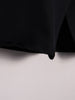 Women's Black Blazer, Stand Collar, Shaped Waist and Long Sleeves