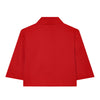 Women's Loose Fit Spring Blended Solid Color Lapel Long Sleeve Blazer with Pockets Casual Neutral Style in Black