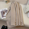 Women's Polyester Blazer, Notched Lapels, Two-Button Front and Relaxed Fit