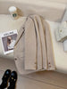 Women's Polyester Blazer, Notched Lapels, Two-Button Front and Relaxed Fit