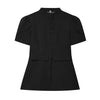 Women's Solid Color Polyester Stand-Up Collar Three-Quarter Sleeve Single Breasted Button Blazer European American Style in Black White Yellow Pink