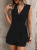 Women's Sleeveless Spandex Solid Color Lace Up Pants for Summer Office Style in Blue Black Khaki Pink