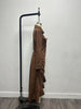 Women's Long Shirt Dress, Button Front, Long Sleeves and Asymmetric Split Hem