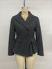 Women's Blazer, Lapel Collar, Long Sleeves and Flared A-Line Silhouette
