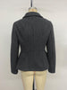 Women's Blazer, Lapel Collar, Long Sleeves and Flared A-Line Silhouette