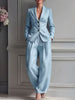 Women's Solid Color Polyester Long Sleeve Simple European American Style Pants for Casual Wear in Pink