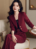 Women's Polyester Solid Color Splicing Long Sleeve Casual Pants for Everyday Wear