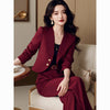 Women's Polyester Solid Color Splicing Long Sleeve Casual Pants for Everyday Wear