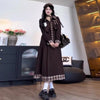 Women's Polyester 3D Effect Solid Color Suit Collar Long Sleeve Dress for Office