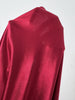 Women's Satin-Style Mini Dress, V-Neck, Long Flared Sleeves and Gathered Waist