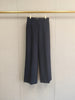 Women's Polyester Solid Color Long Sleeve Pants with Hot-Stamped Rhinestones for Office