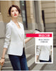Women's Fitted Blazer, Lapel Collar, Single-Button Front and Long Sleeves