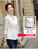 Women's Fitted Blazer, Lapel Collar, Single-Button Front and Long Sleeves