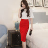 Women's Elegant Sleeveless Solid Color Rabbit Hair Blazer for Red Black