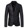 Women's Slim Fit Single Breasted Korean Style Casual Jacket for Daily Wear in Black Coffee