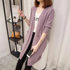 Women's Regular Fit Core-Spun Yarn Knitted Half Sleeve No Buckle Basic Cardigan for Casual Everyday Wear in Yellow Red Black Caramel