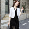 Women's A Line Fit Long Sleeve Solid Color Single Row One Button Vest with Pocket All Match for Everyday Wear