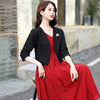 Women's A Line Fit Long Sleeve Solid Color Single Row One Button Vest with Pocket All Match for Everyday Wear