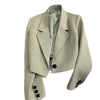 Women's Regular Fit One Button Polyester Blazer with Suit Collar Long Sleeves and Pockets for Office Wind in Pink