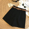 Women's Viscose Fiber Wide Leg Overalls Pants Casual Loose Fit for Summer in Black Khaki White